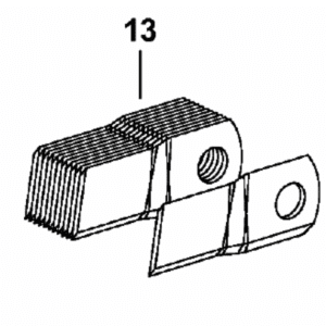 434.962 NOŻYK LEWY POTTINGER DURASTAR 116X49X4